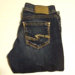 Silver Jeans Women's Suki Skinny Crop Jeans in Size 29/25